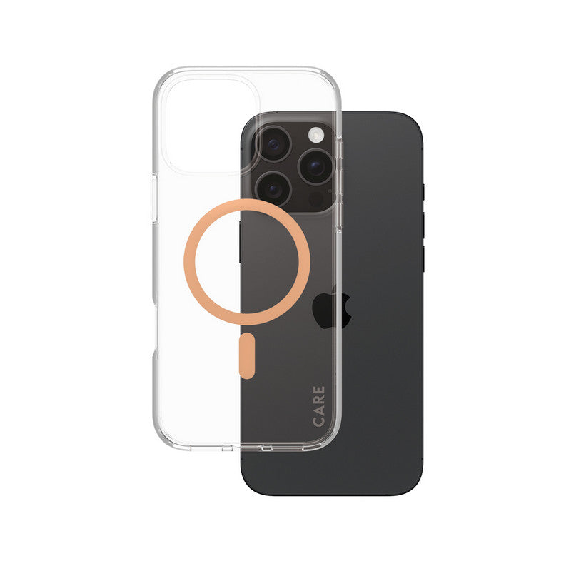 PanzerGlass CARE Flagship Colors iPhone 16 Pro Max peachy