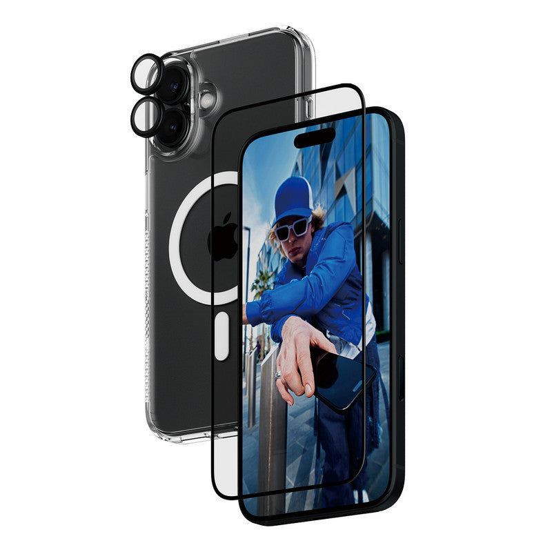 PanzerGlass 3in1 Protection Bundle iPhone 16 Plus