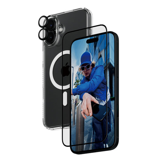 PanzerGlass 3in1 Protection Bundle iPhone 16 Plus
