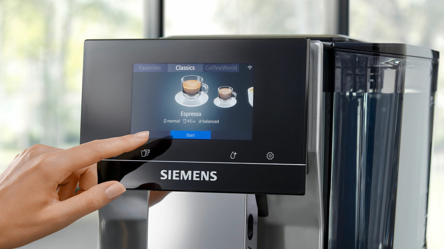 Siemens EQ700 Kaffeevollautomat classic grau TP715D01
