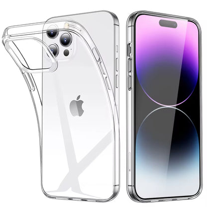 Handy Schutzhülle passend für iPhone 15 Pro - weiche TPU Hülle