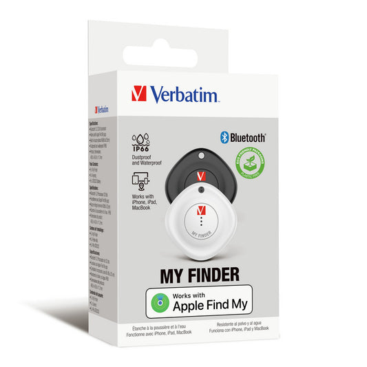 Verbatim My Finder - Bluetooth Item Finder - 2er Pack - schwarz / weiß