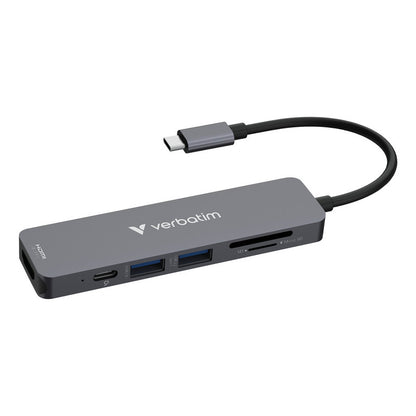 Verbatim USB-C Essentials Multi- Port Hub 6 Port / Card Reader
