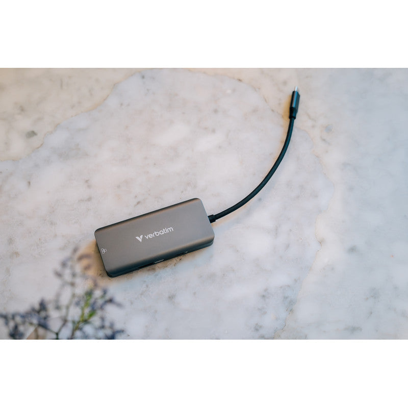 Verbatim USB-C Essentials Multi- Port Hub 6 Port mit RJ45