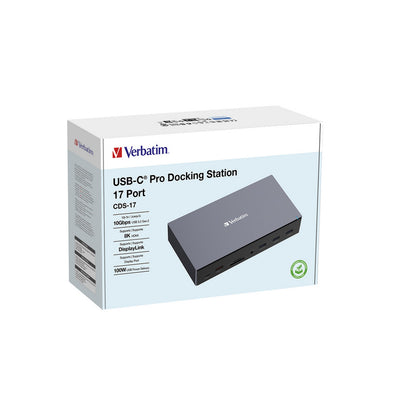 Verbatim USB-C Pro Docking Station 17 Port CDS-17