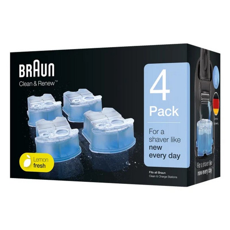 Braun 3 - in - 1 ShaverCare Reinigungskartuschen 4er - Pack - trend - shop.deals