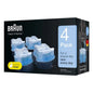 Braun 3 - in - 1 ShaverCare Reinigungskartuschen 4er - Pack - trend - shop.deals
