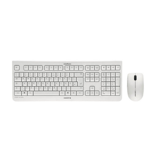 CHERRY DW 3000 Tastatur Maus enthalten Universal RF Wireless QWERTZ Deutsch Grau - trend - shop.deals
