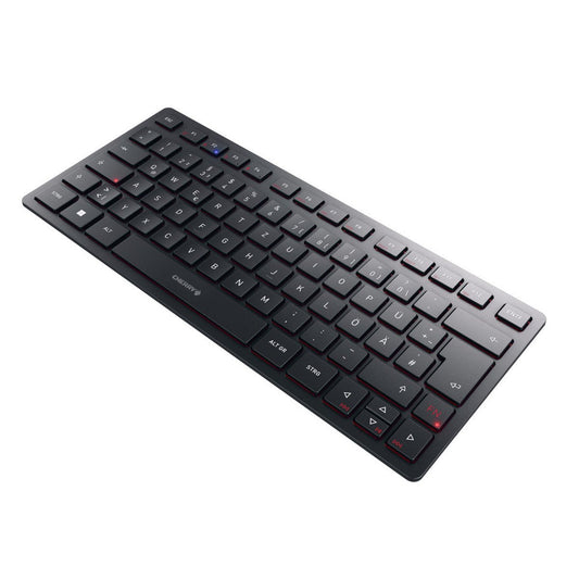 CHERRY KW 9200 MINI Tastatur Universal USB + RF Wireless + Bluetooth QWERTZ Deutsch Schwarz - trend - shop.deals