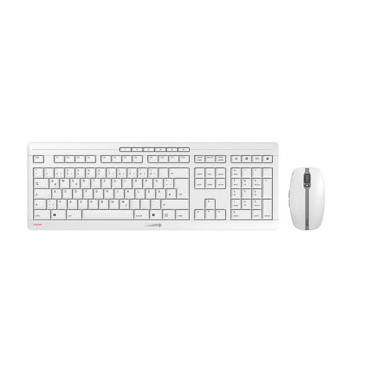 Cherry Stream Desktop weiß - grau Keyboard und Maus Set - trend - shop.deals