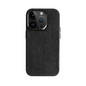 Cyoo Mikrofaserstoff Hülle (ähnlich Alcantara) iPhone 16 Pro Max Schwarz - trend - shop.deals