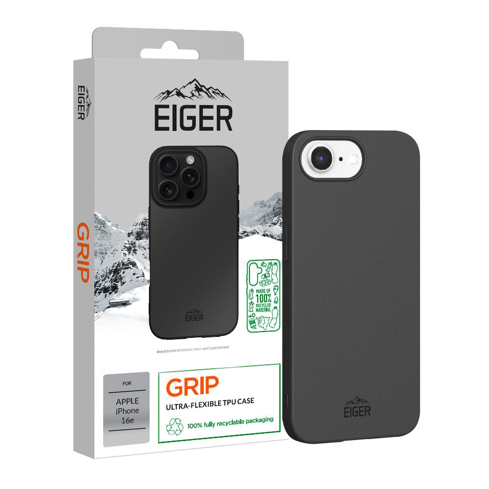 Eiger Grip Case für Apple iPhone 16e - schwarz - trend - shop.deals