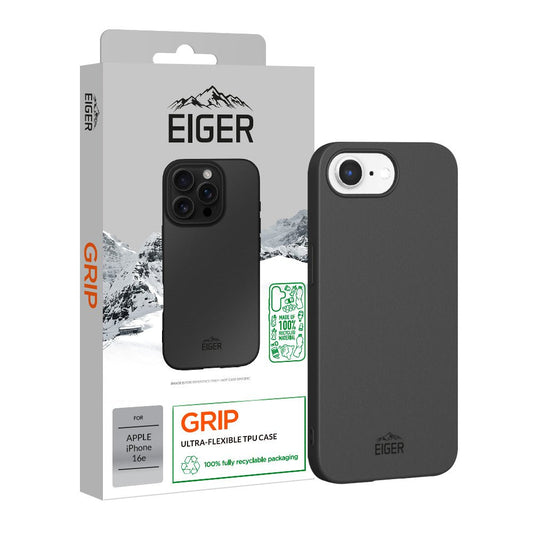 Eiger Grip Case für Apple iPhone 16e - schwarz - trend - shop.deals