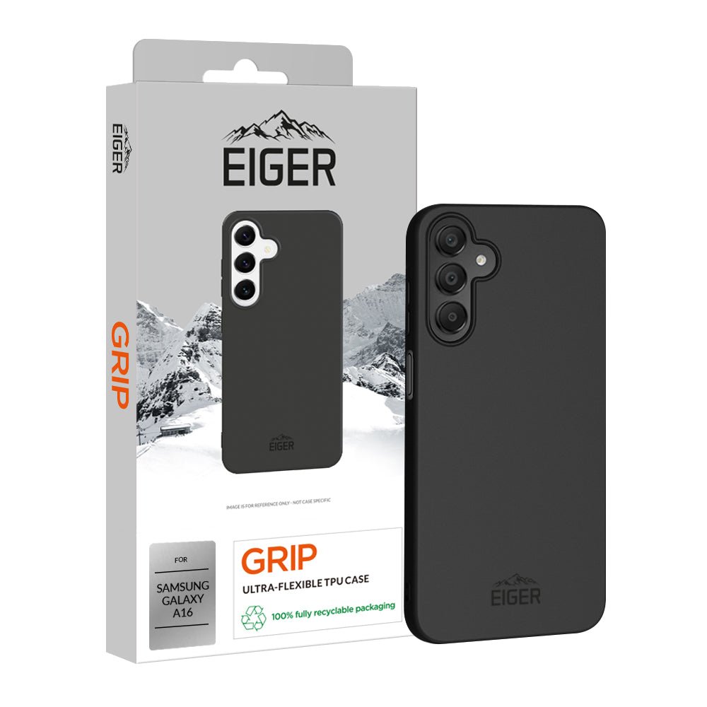 Eiger Grip Case für Samsung Galaxy A16 - schwarz - trend - shop.deals
