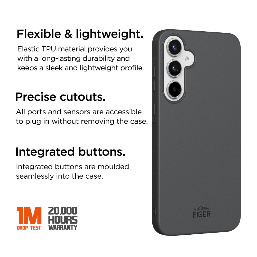 Eiger Grip Case für Samsung Galaxy A35 - schwarz - trend - shop.deals