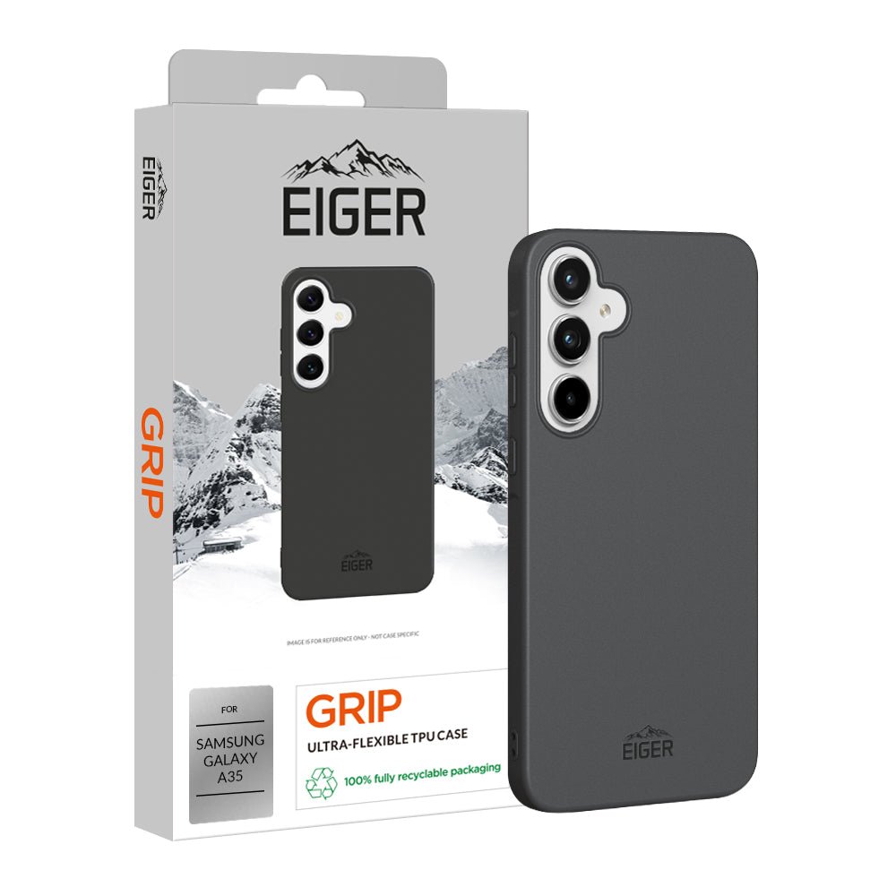 Eiger Grip Case für Samsung Galaxy A35 - schwarz - trend - shop.deals