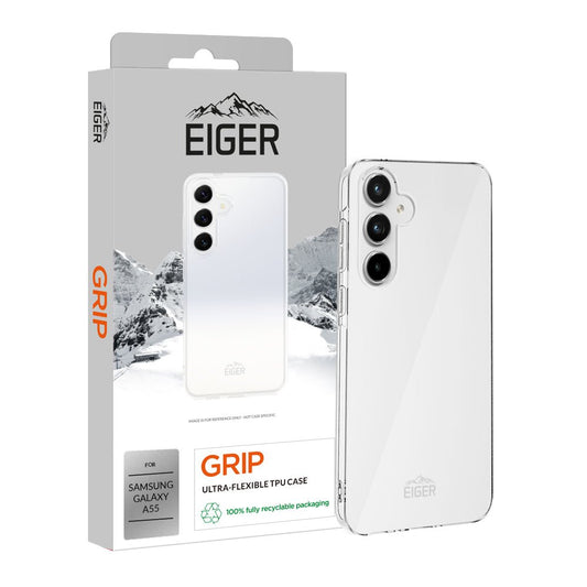 Eiger Grip Case für Samsung Galaxy A55 - transparent - trend - shop.deals