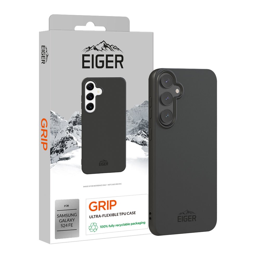 Eiger Grip Case für Samsung Galaxy S24 FE - schwarz - trend - shop.deals