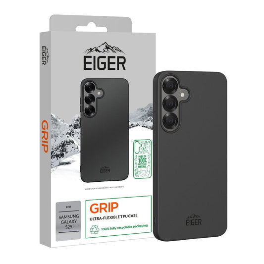 Eiger Grip Case für Samsung Galaxy S25 - schwarz - trend - shop.deals