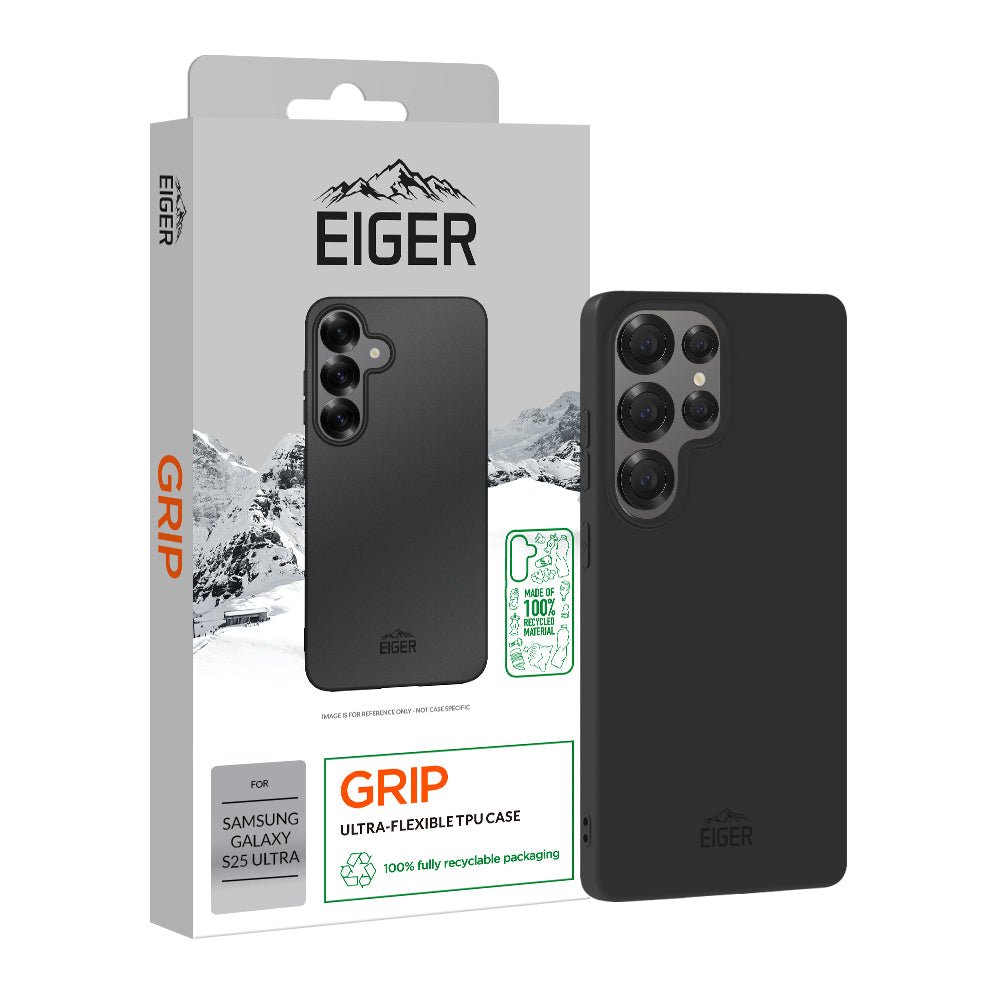 Eiger Grip Case für Samsung Galaxy S25 Ultra - schwarz - trend - shop.deals