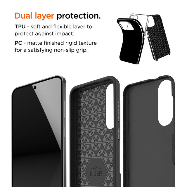 Eiger GRS North Case für Samsung S25 Edge in Schwarz - trend - shop.deals