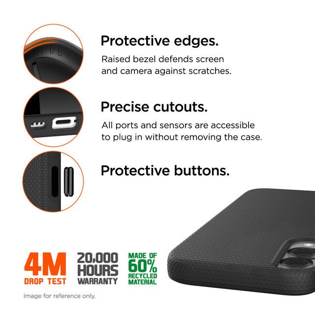 Eiger GRS North Magsafe Case für Samsung Galaxy S25 Edge in Schwarz - trend - shop.deals