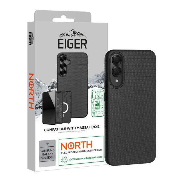 Eiger GRS North Magsafe Case für Samsung Galaxy S25 Edge in Schwarz - trend - shop.deals