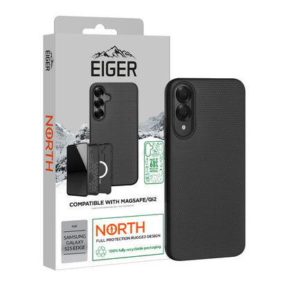 Eiger GRS North Magsafe Case für Samsung Galaxy S25 Edge in Schwarz - trend - shop.deals