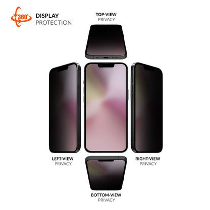 Eiger Mountain Black Privacy EDGE 360 Displayschutzfolie für iPhone 16e/14/13 - trend - shop.deals