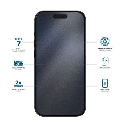 Eiger Mountain Glass CLEAR Displayschutz für iPhone 16 Pro Max - trend - shop.deals