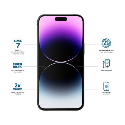 Eiger Mountain Glass CLEAR Displayschutzfolie für Apple iPhone 16/15/15 Pro - trend - shop.deals