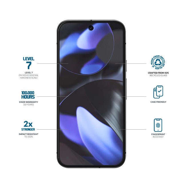 Eiger Mountain Glass CLEAR Displayschutzfolie für Google Pixel 9a - trend - shop.deals