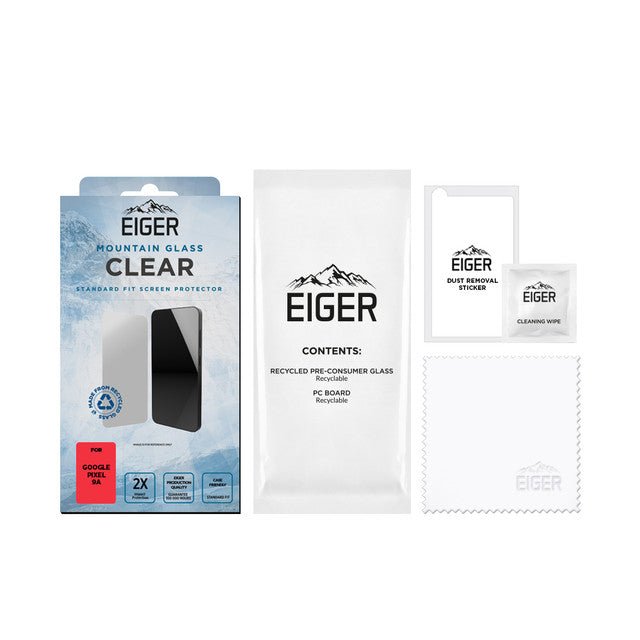 Eiger Mountain Glass CLEAR Displayschutzfolie für Google Pixel 9a - trend - shop.deals