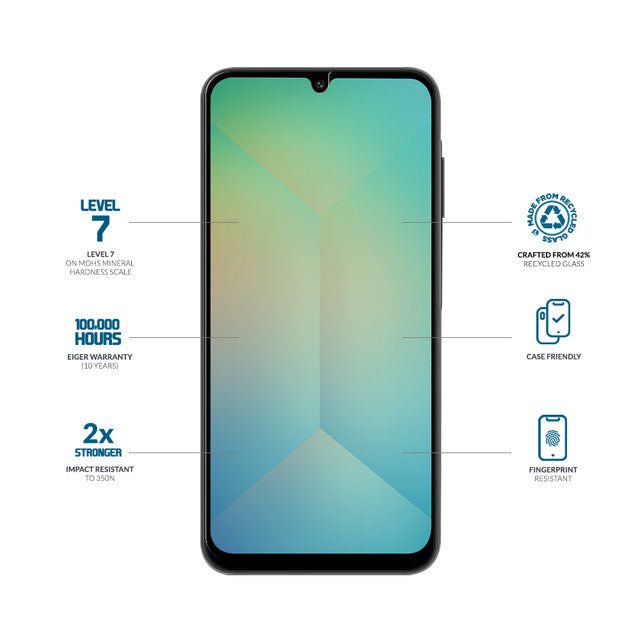Eiger Mountain Glass CLEAR Displayschutzfolie für Samsung A26/ A16 - trend - shop.deals