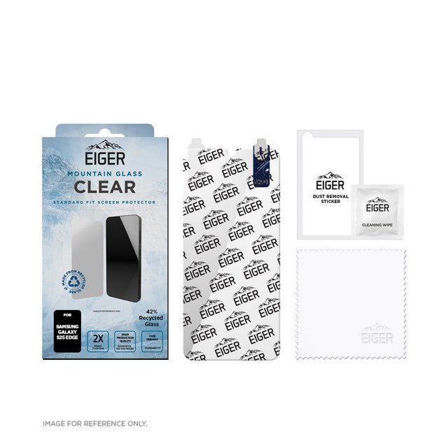Eiger Mountain Glass CLEAR Displayschutzfolie für Samsung S25 Edge - trend - shop.deals