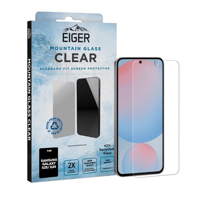 Eiger Mountain Glass CLEAR Displayschutzfolie für Samsung S25/ S24 - trend - shop.deals