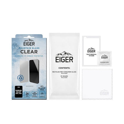 Eiger Mountain Glass CLEAR Displayschutzfolie für Samsung S25/ S24 - trend - shop.deals