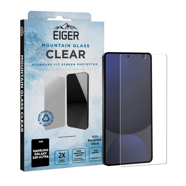 Eiger Mountain Glass CLEAR Displayschutzfolie für Samsung S25 Ultra - trend - shop.deals