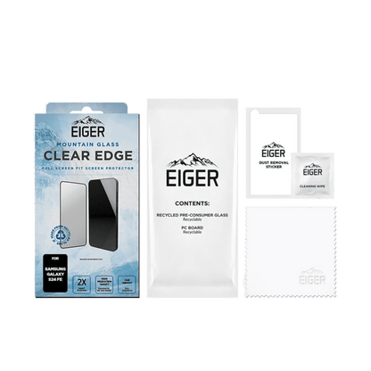 Eiger Mountain Glass CLEAR EDGE Displayschutzfolie für Samsung Galaxy S24 FE - trend - shop.deals