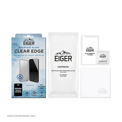 Eiger Mountain Glass CLEAR EDGE Displayschutzfolie für Samsung S25 Edge - trend - shop.deals