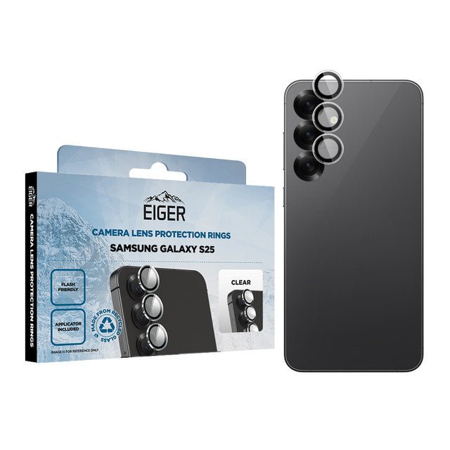 Eiger Mountain Glass LENS RING für Samsung Galaxy S25 in Klar - trend - shop.deals