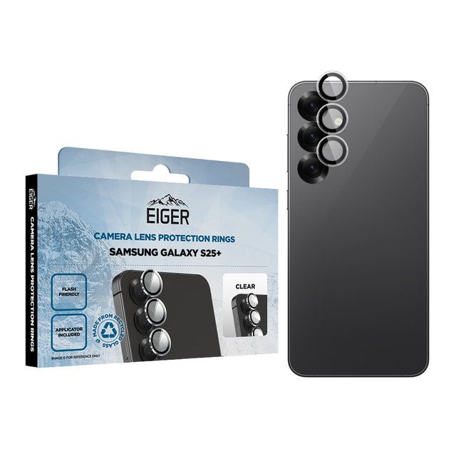Eiger Mountain Glass LENS RING für Samsung Galaxy S25+ in Klar - trend - shop.deals