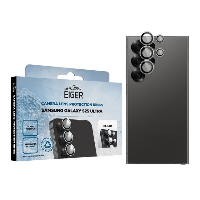 Eiger Mountain Glass LENS RING für Samsung Galaxy S25 Ultra in Klar - trend - shop.deals