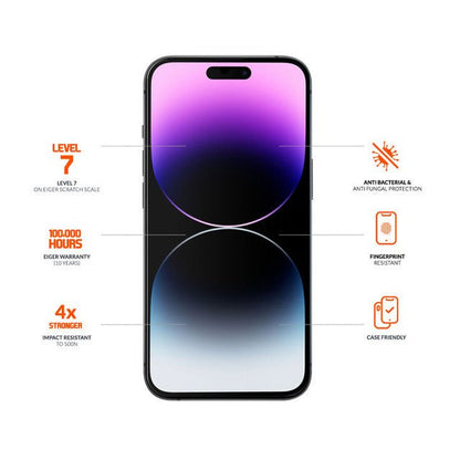 Eiger Mountain Glass Ultra Displayschutz für iPhone 16 Plus/ 15 Plus/15 Pro Max - trend - shop.deals