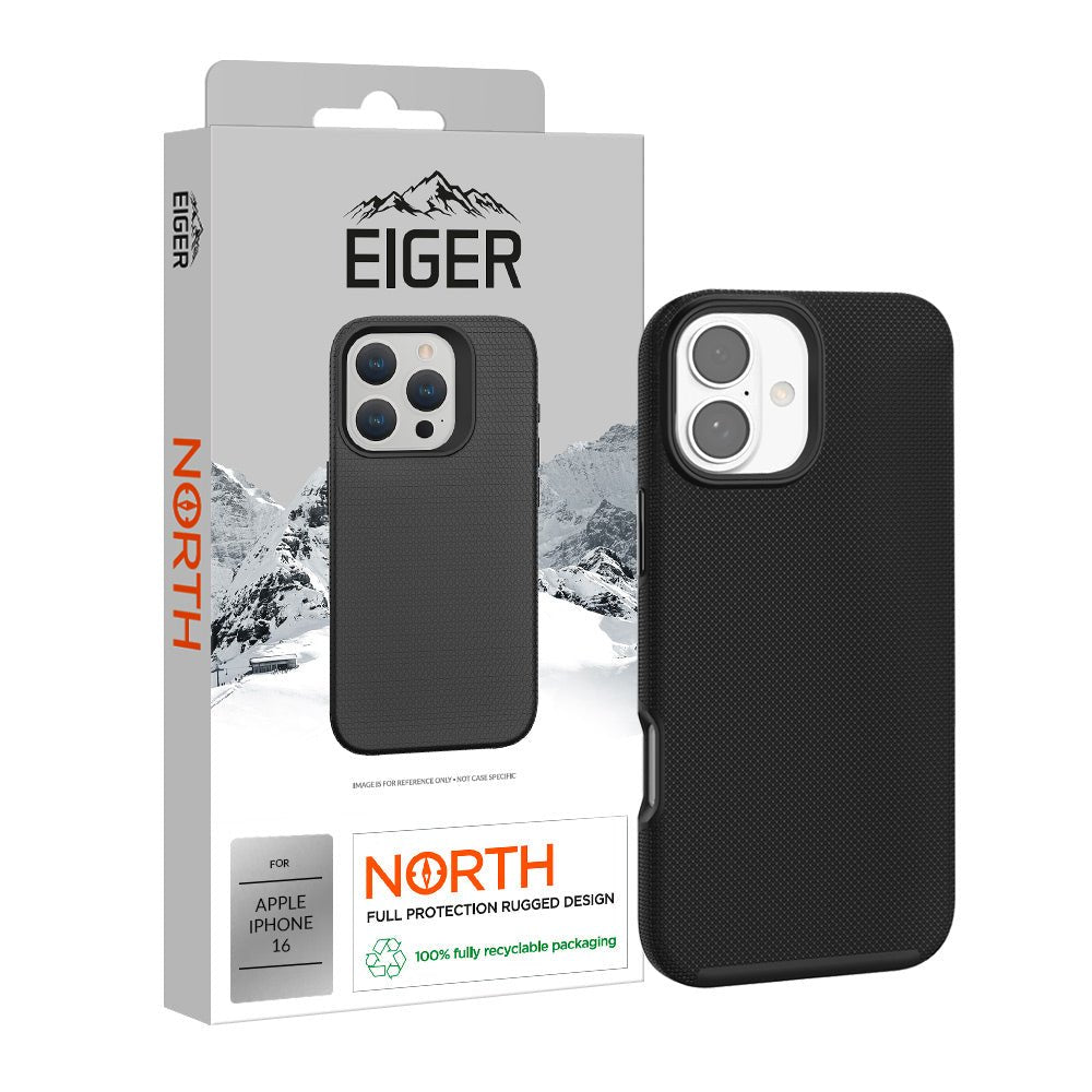 Eiger North Case für Apple iPhone 16 - schwarz - trend - shop.deals