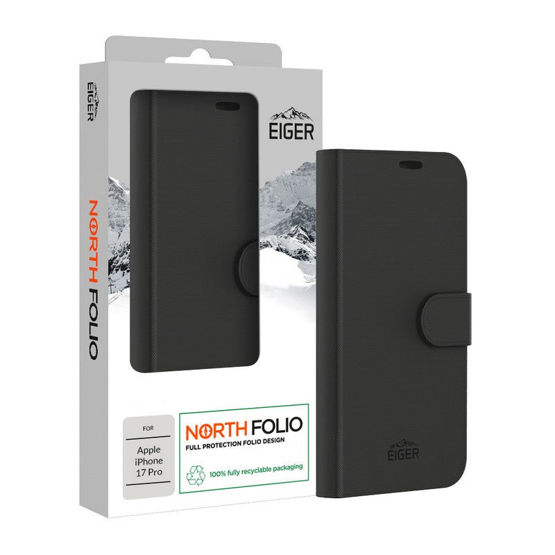 Eiger North Folio Case iPhone 17 Pro schwarz - trend - shop.deals