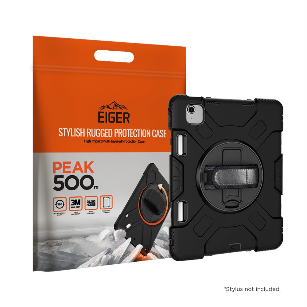 Eiger Peak 500m Hülle für iPad Air 13 (2025 / 2024) / Pro 12.9 (2022 / 2021) - schwarz - trend - shop.deals
