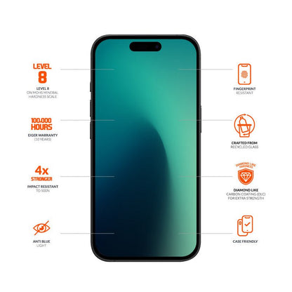 Eiger SP Mountain Glass Ultra Edge iPhone 17 Pro Max, 16 Pro Max - trend - shop.deals