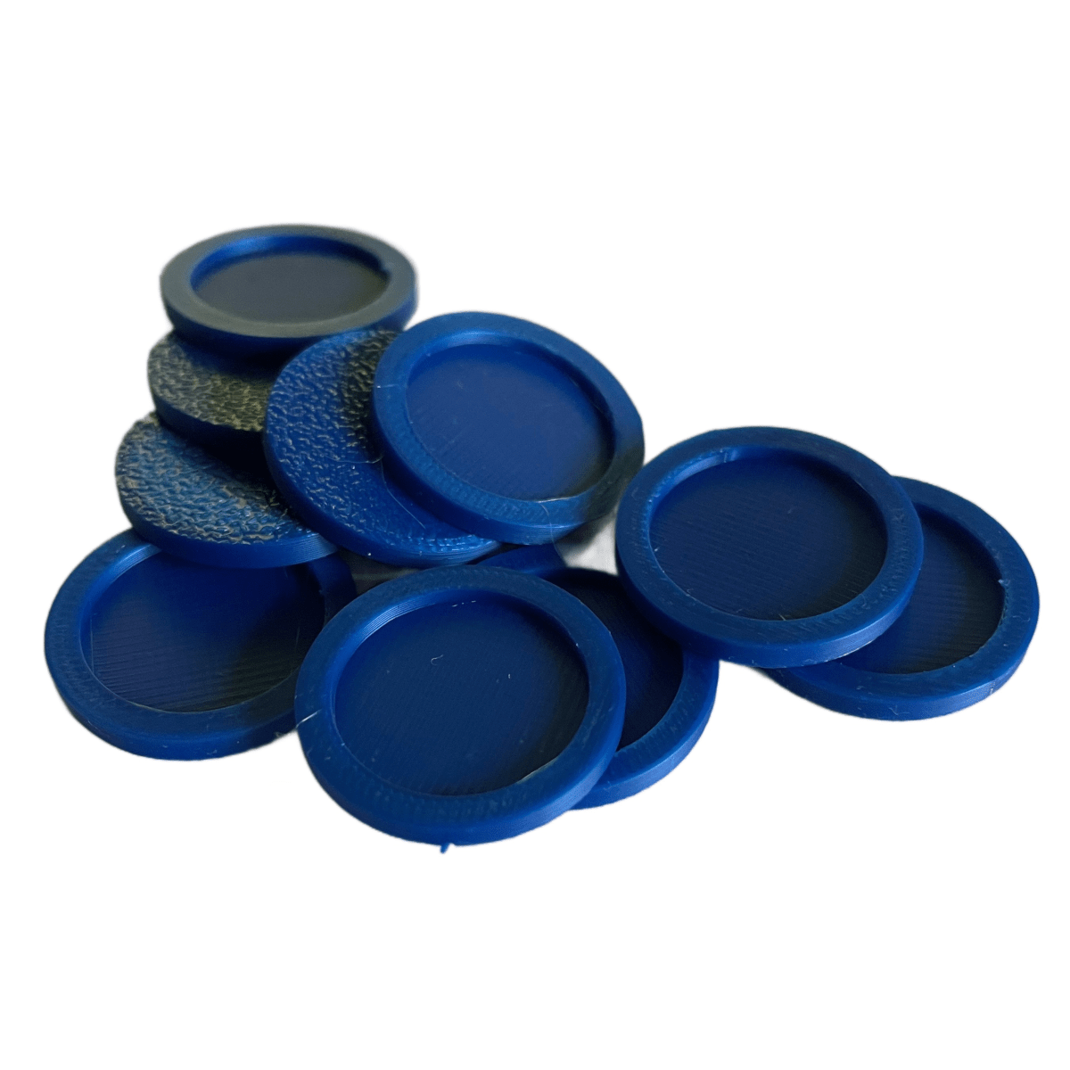 Einkaufswagenchip aus Kunststoff (PLA) - Farbe: blau - trend-shop.deals