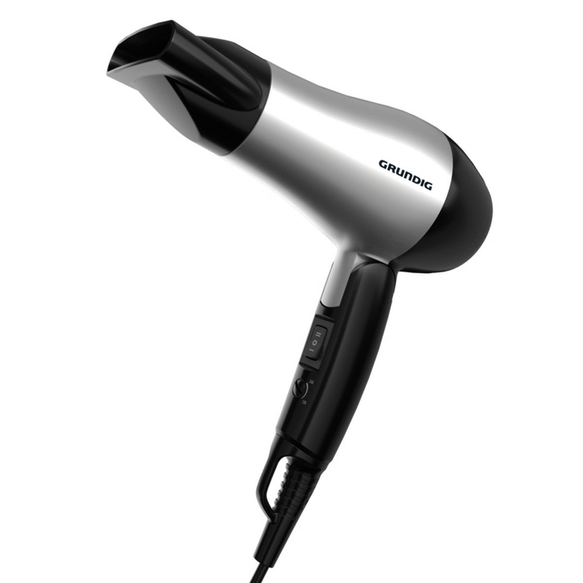 Grundig HD 2200 Haartrockner 1200 W Schwarz, Silber - trend - shop.deals
